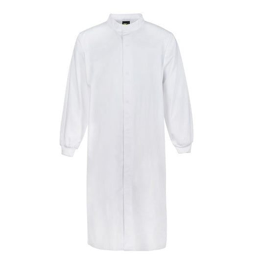 Workcraft WJ3020 Food Industry Long Length Dustcoat with Mandarin Collar- L/S