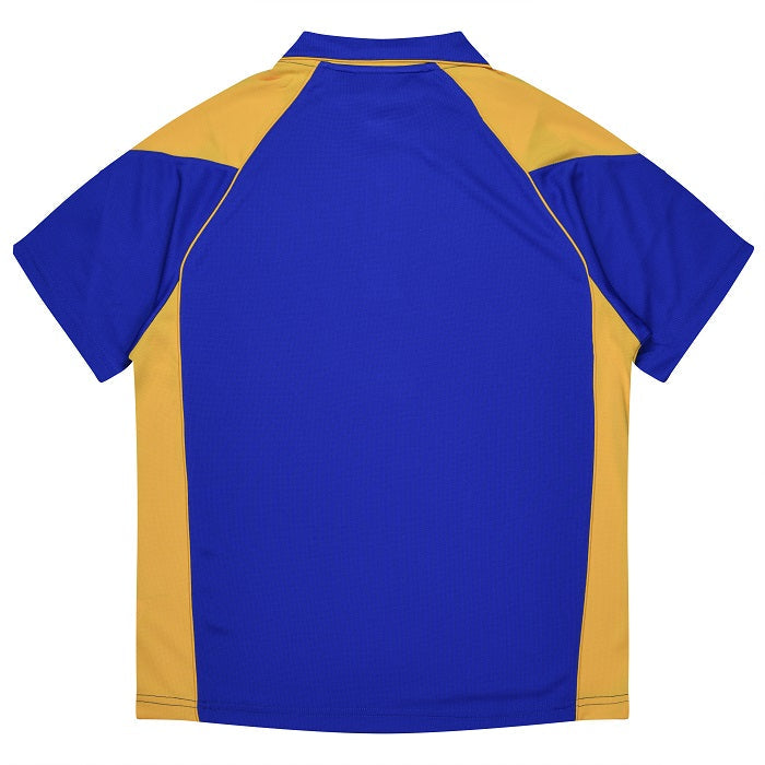 Aussie Pacific N1301 Premier Mens Polo Royal/Gold
