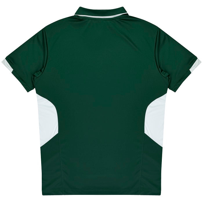 Aussie Pacific N1311 Tasman Mens Polo Bottle/White