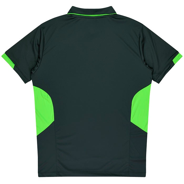 Aussie Pacific N1311 Tasman Mens Polo Slate/Neon Green