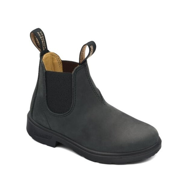 Blundstone 1325 Kids Rustic Black Chelsea Boots