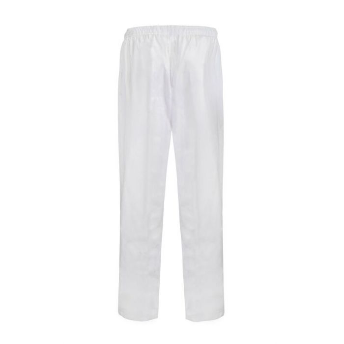 Workcraft WP3012 Food Industry Unisex Elastic Drawstring Pants White - Back view