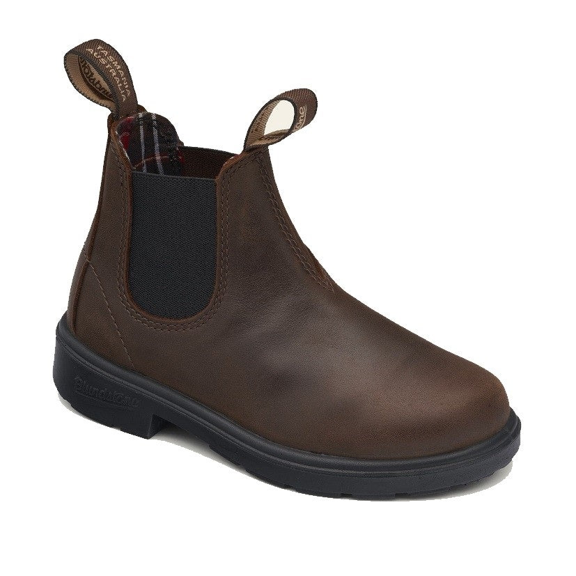 Blundstone 1468 Kids Series Antique Brown Chelsea Boots