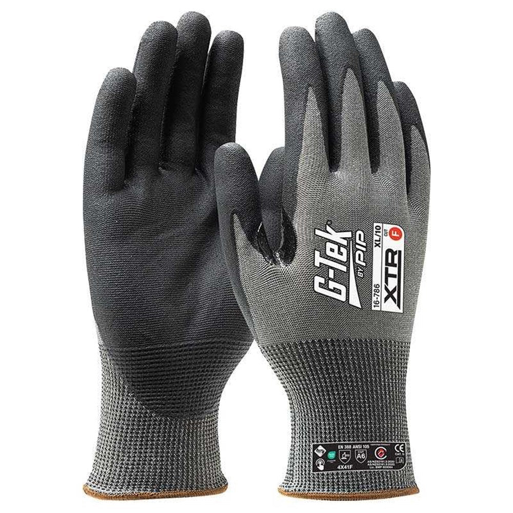 PIP 16-786 G-Tek Xtr 18G Cut F Palm Dip Glove
