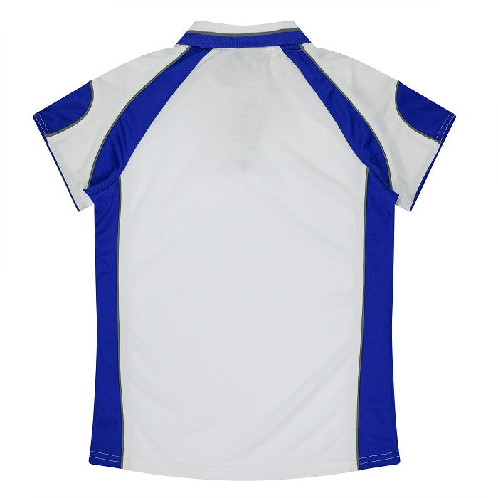 Aussie Pacific N2300 Murray Ladies Polo White/Royal