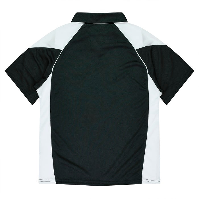 Aussie Pacific N2301 Premier Ladies Polo Black/White