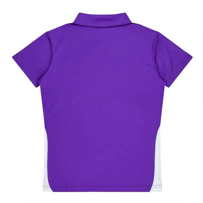 Aussie Pacific N2305 Paterson Ladies Polo Pacific White/Navy