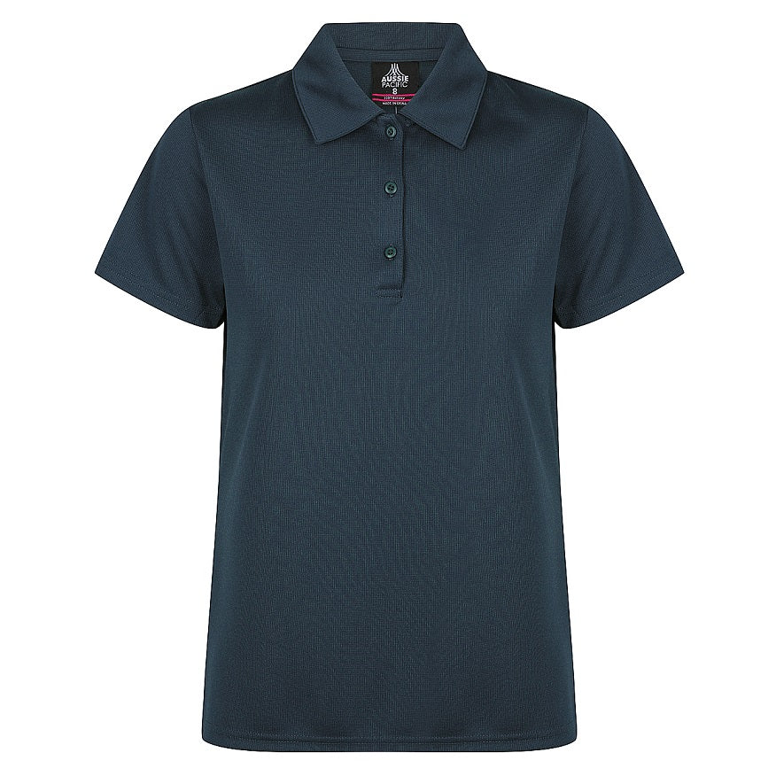 Aussie Pacific N2307 Botany Ladies Polo colour Navy - Front view