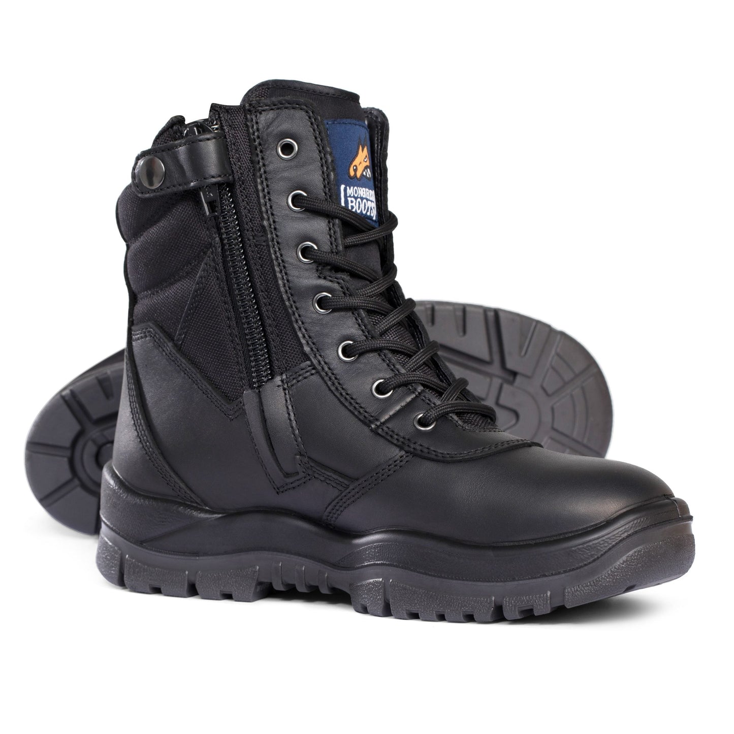 Mongrel Boots 251020 High Leg ZipSider Safety Boots