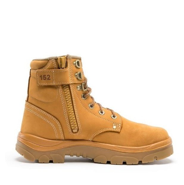 Steel Blue 310152 Argyle Non Safety Zip Boots - Wheat - Side View