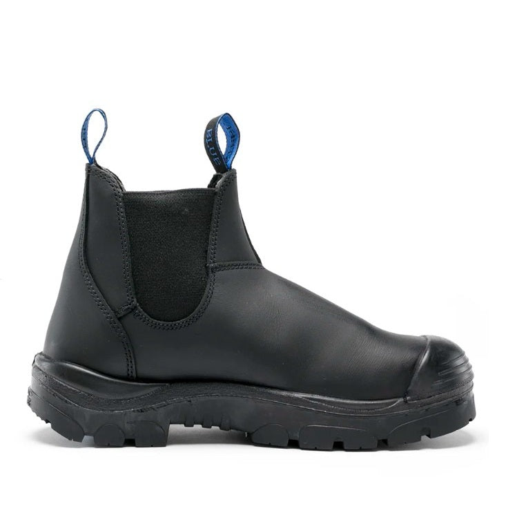 Steel Blue 332101 Hobart Slip On Bump Safety Boots - Black - Side View