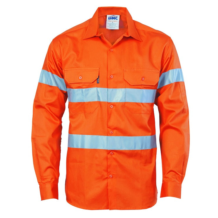 DNC 35354 HiVis Day/Night Drill Shirt - Long Sleeve