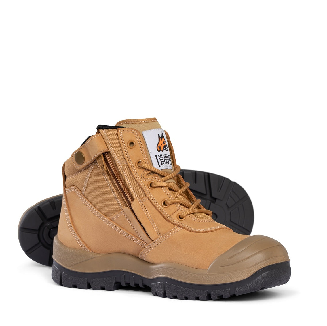 Mongrel 461050 Wheat ZipSider Safety Boot With Scuff