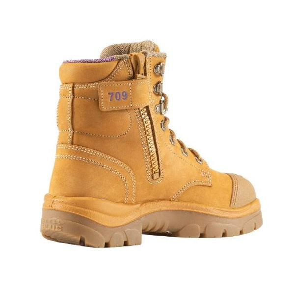 Steel Blue 512709 Argyle Zip Ladies Scuff Cap Boots