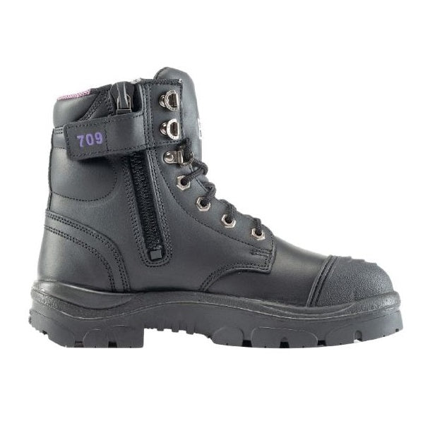 Steel Blue 512709 Argyle Zip Ladies Scuff Cap Boots