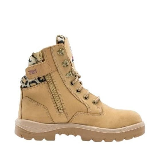 Steel Blue 522761 Southern Cross Zip Ladies: Nitrile Outsole - Sand - Alternative Side View