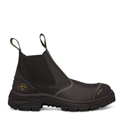 Oliver 55-320 Black Elastic Sided Safety Boots