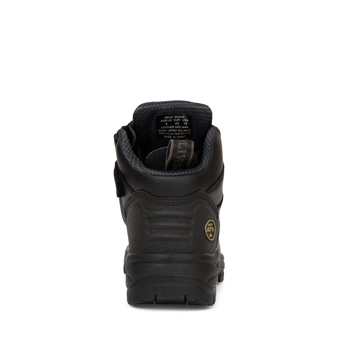Oliver 55-340Z Black 130MM Zip Side Safety Boot