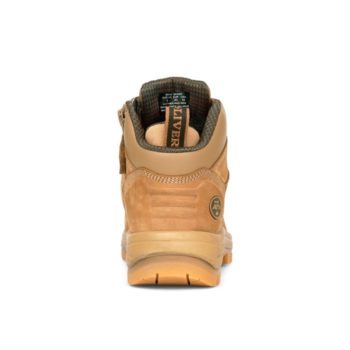 Oliver 55-350Z Stone 130Mm Zip Side Safety Boot