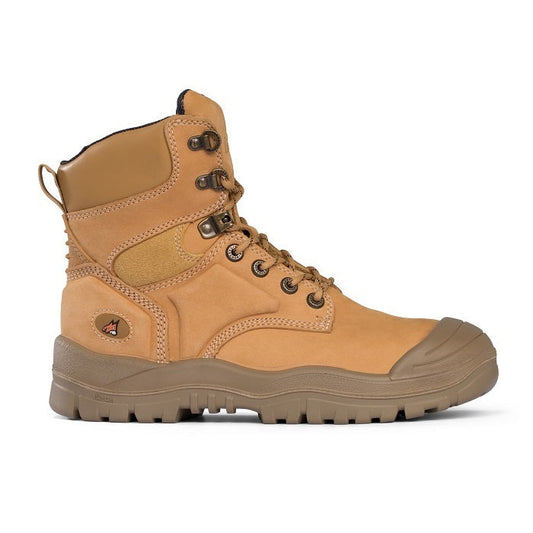 Mongrel 550050 DISCONTINUED Wheat High Leg Lace Up Boot w/ Scuff Cap Safety Boot