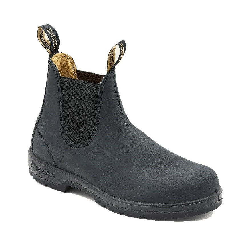 Blundstone 587 Unisex Classics Rustic Black Chelsea Boots