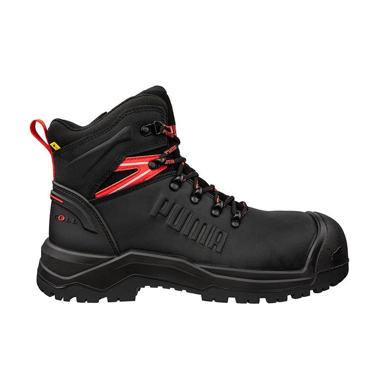 Puma 632747 Iron HD Mid Black Safety Boot