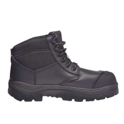 Wide Load 690BLWC Black 6 Laced Water Proof Composite Safety Boot