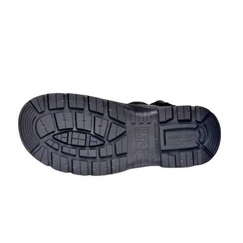 Wide Load 690BZC Black 6 Zip Side Composite Safety Boot