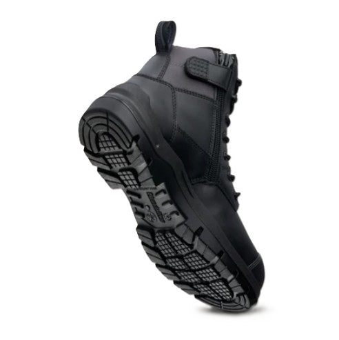 Blundstone 7561 DuraFit Black Nubuck 150mm Zip Side Safety Boots