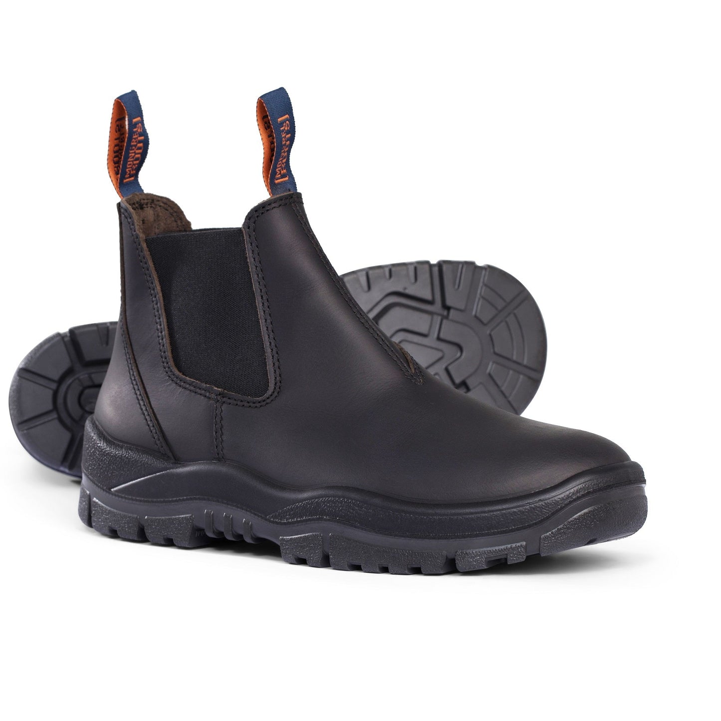 Mongrel 916020 DISCONTINUED Black Kip Non Safety V-Cut Elastic Sided Boot