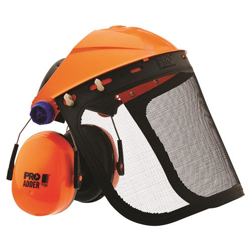 Pro Choice BGVMADD Striker Browguard + Mesh Visor + Adder Earmuff Combo