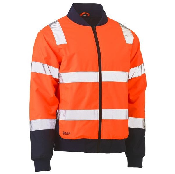 Bisley BJ6730T Taped 2-Tone HiVis Bomber Jacket