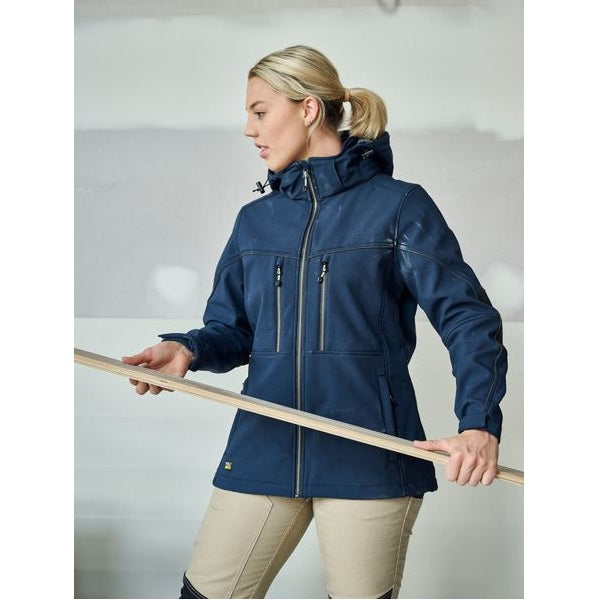 Bisley BJL6570 Womens Flex And Move Hooded Soft Shell Jacket