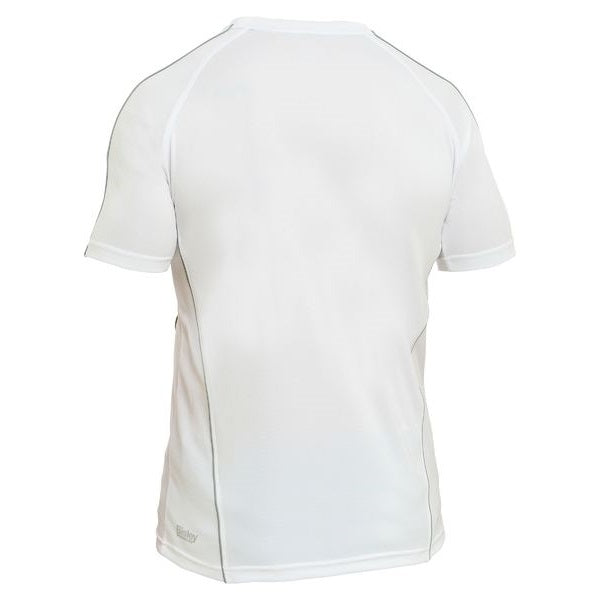 White athletic shirt on a white background