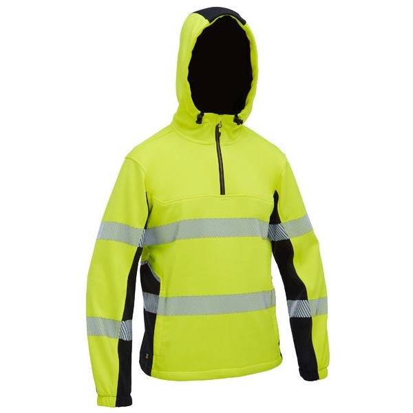 Bisley BK6571T FLX & Move™ Hi Vis Taped Liquid Repellent Fleece Hoodie