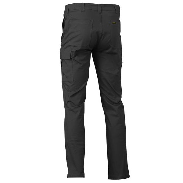Bisley BPC6008 Stretch Cotton Drill Cargo Pants Black