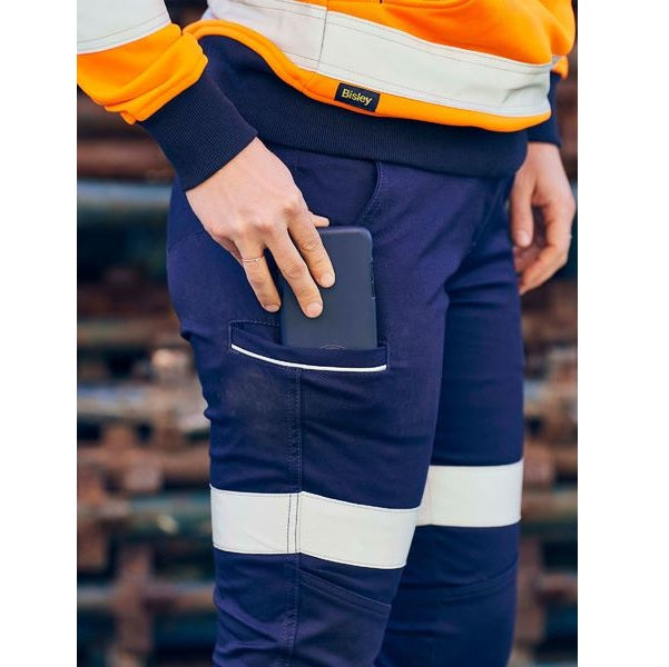 Bisley BPL6015T Womens Taped Stretch Cotton Pants
