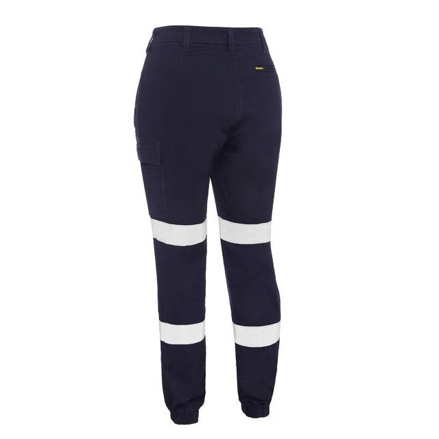 Bisley BPL6028T Bisley Ladies Taped Cotton Cargo Cuffed Pants