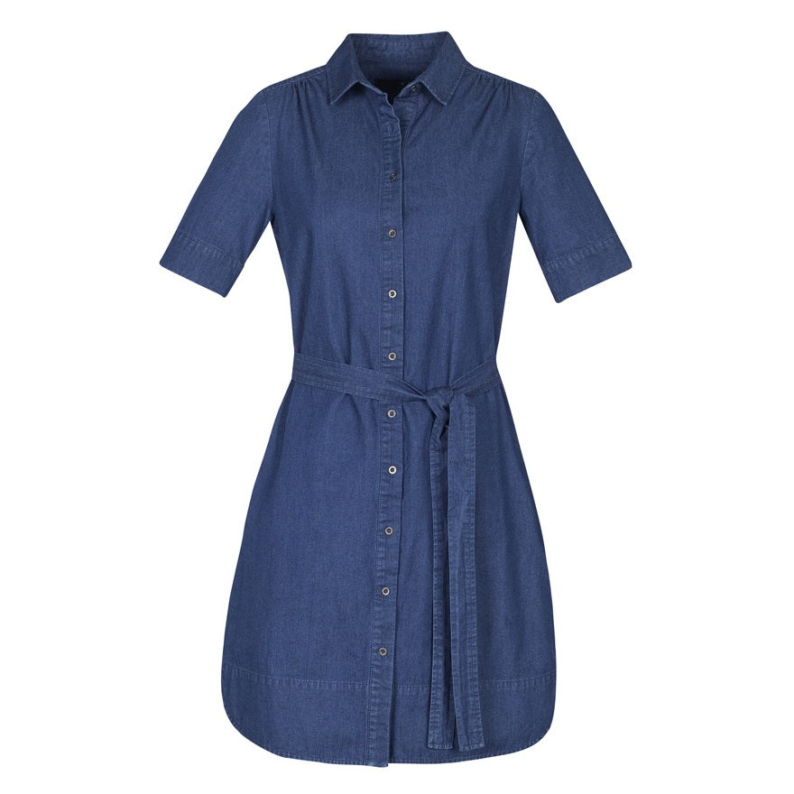 Biz Collection BS020L Delta Denim Shirt Dress