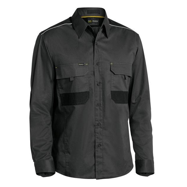 Bisley BS6133 Flex and Move Mechanical Stretch Long Sleeve Shirt