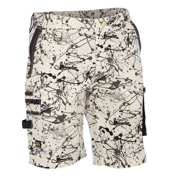 Bisley BSHC1337 Flex and Move Stretch Canvas Camo Cargo Short - Limited Edition