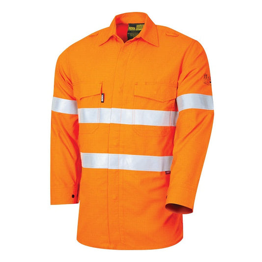 Bool BW1500T1 Lightweight PPE1 FR Shirt with Loxy™ FR Reflective Tape