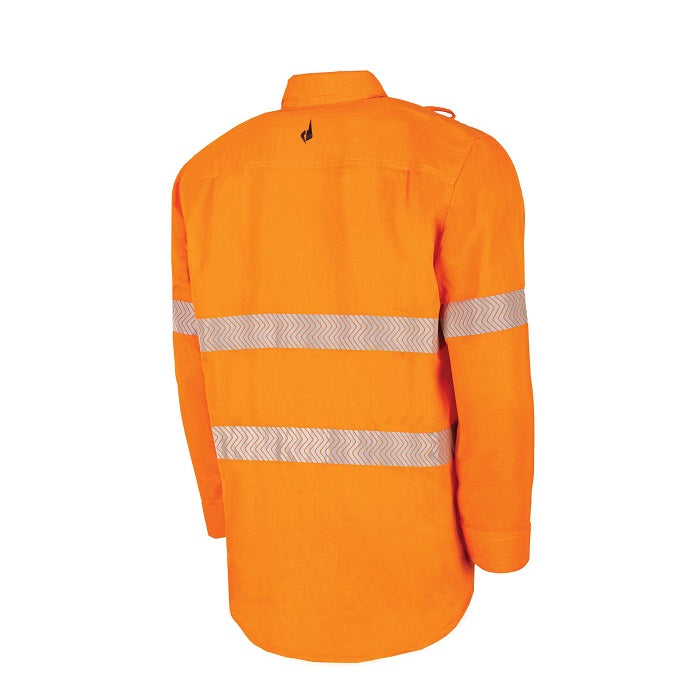 Bool BW1595T1 Regular Weight PPE2 FR Shirt With Segmented FR Reflective Tape