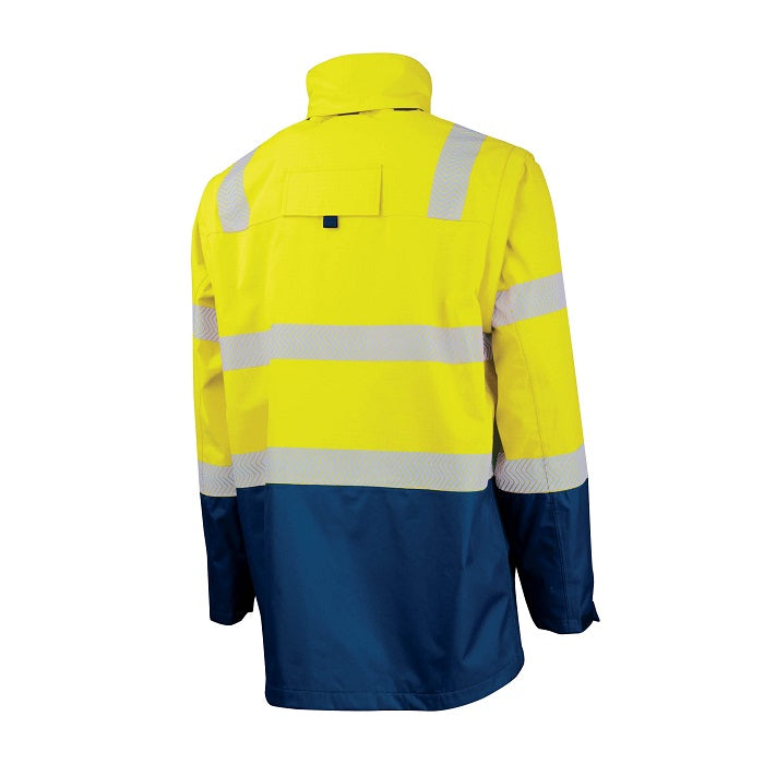 Bool BW2340T4 FR PPE3 Hi-Vis Parka With Zip-Off Sleeves And Segmented FR Tape