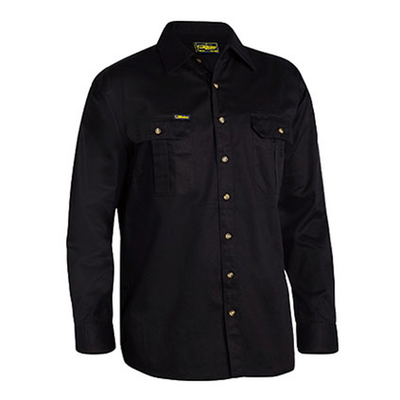 Bisley BS6433 Cotton Drill Long Sleeve Shirt