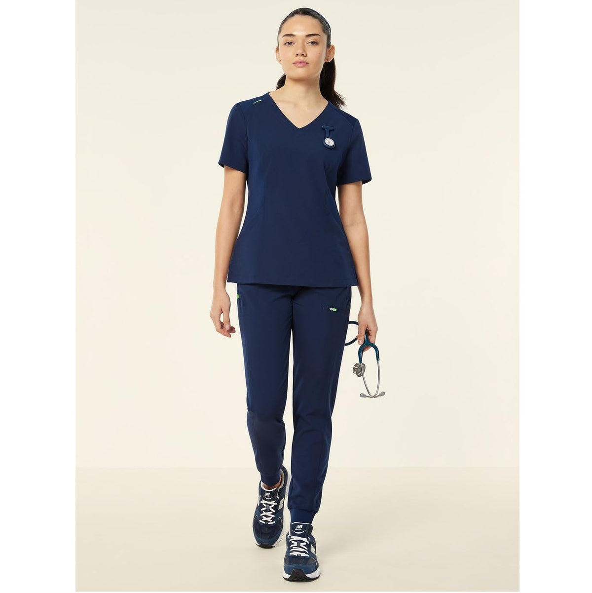 NNT CAT3ZW Invigorate Bakken Scrub Jogger - Navy - Alternative Front View