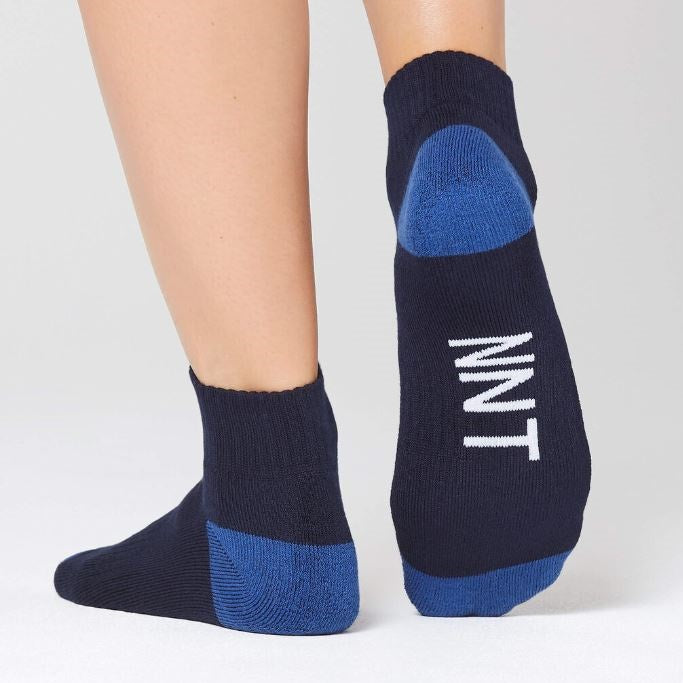 NNT CATKDN Bamboo Sports Sock Ankle Length Contrast Heel