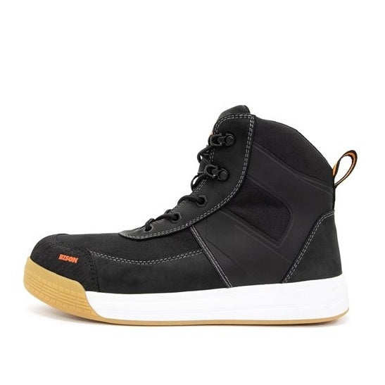Bison DUNEBK Dune Low Cut Zip Side Safety Boots