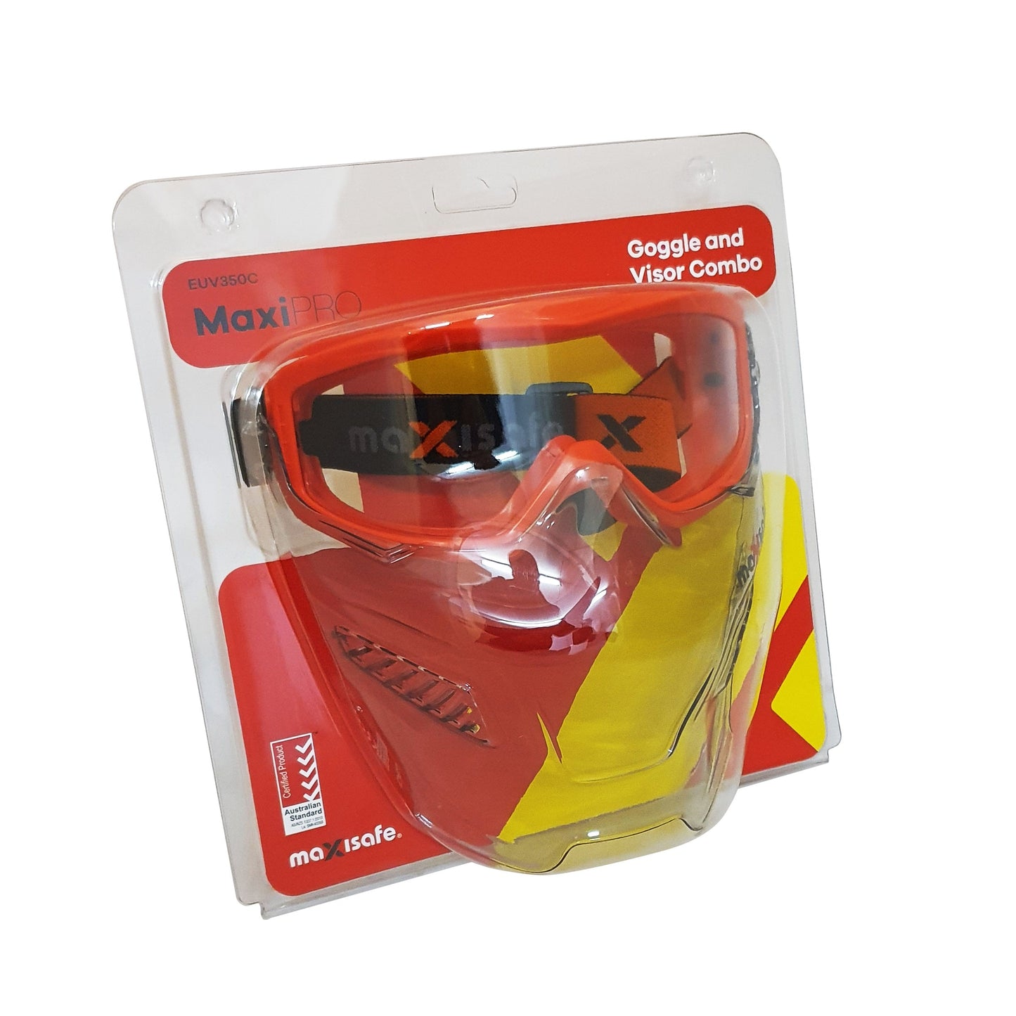 Maxisafe EUV350C Goggle & Visor Combo