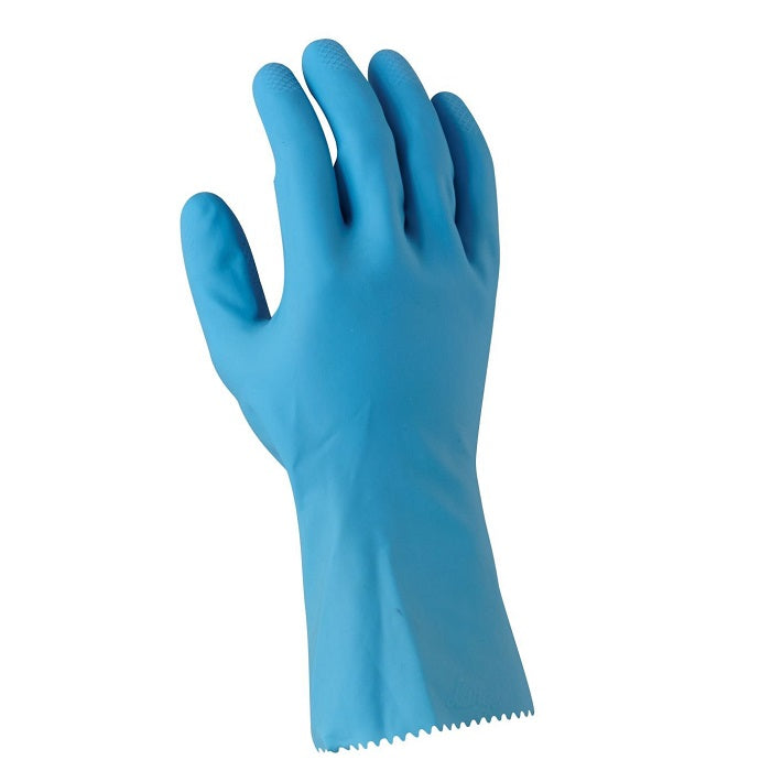 Maxisafe GLS120 Blue Latex Silverlined Glove